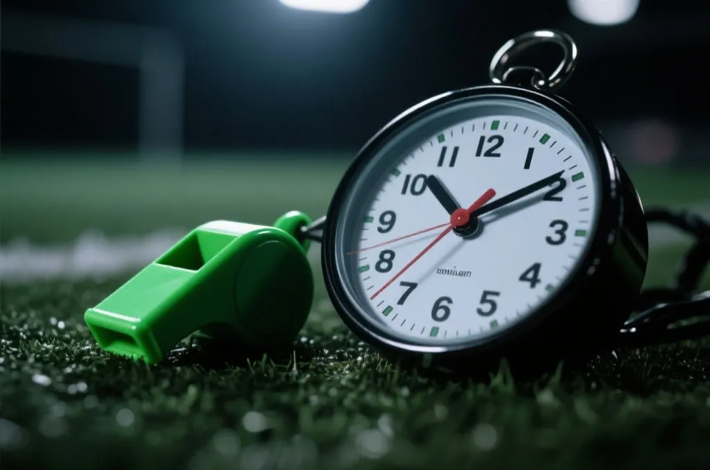 裁判鸣哨和计时器